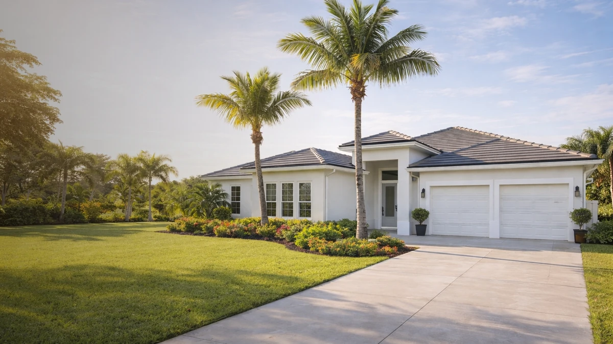 Central Florida neighborhood street scene near Oviedo, Winter Springs, and Lake Mary